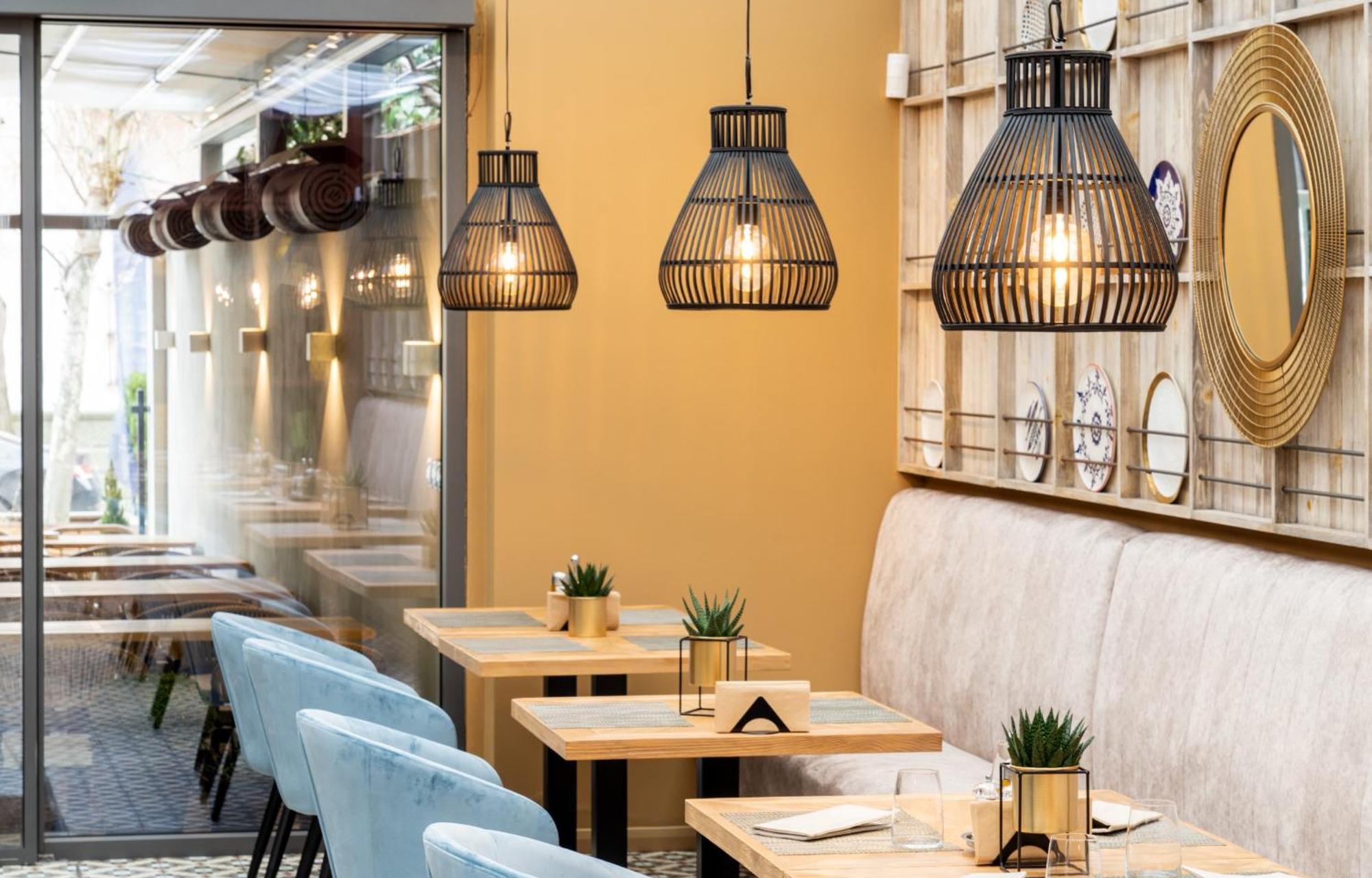 בורגאס Hotel Residence Promenade מראה חיצוני תמונה Restaurant interior