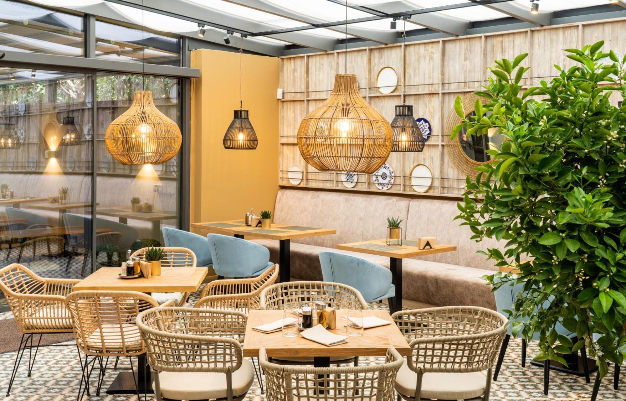 בורגאס Hotel Residence Promenade מראה חיצוני תמונה Restaurant interior